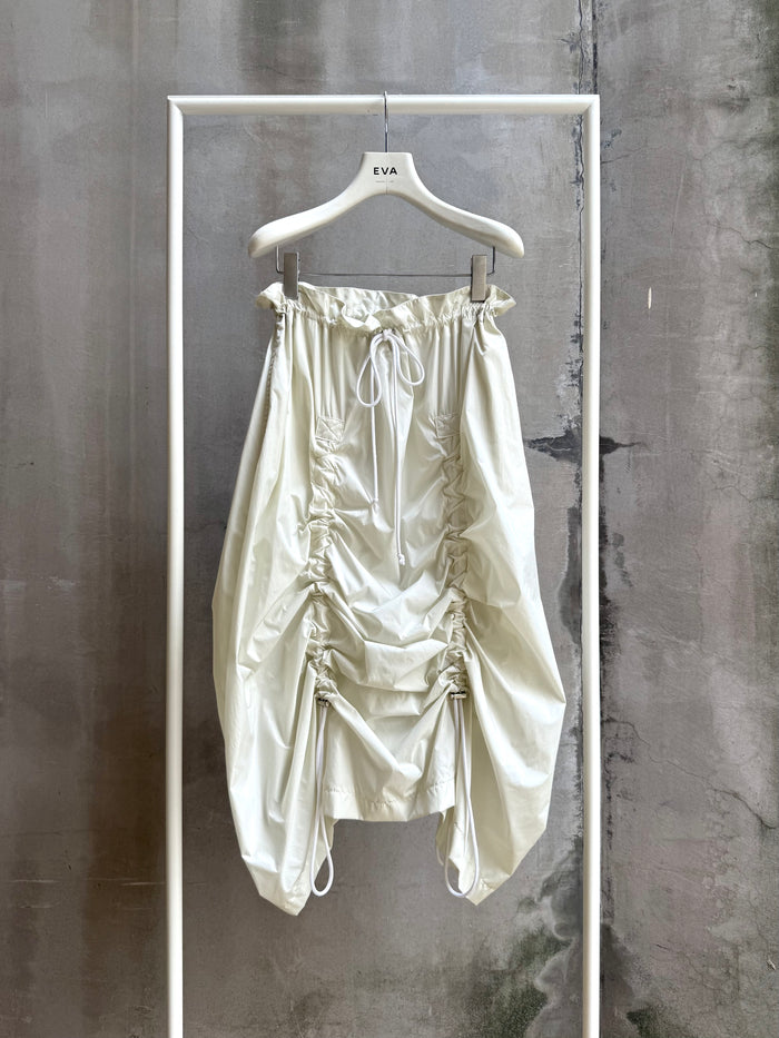 EVA ORIGINAL DRAWSTRING SKIRT WHITE